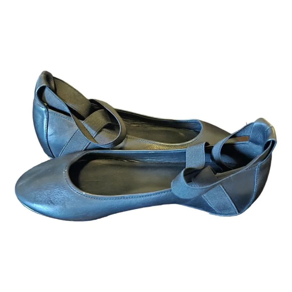 EILEEN‎ FISHER Criss-Cross Style Ballet Flats - Size 6 1/2